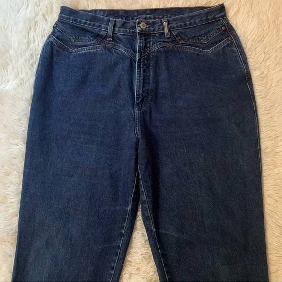 Vintage Rocky Mountain High Waisted Denim Jeans Rockies - Picture 6 of 16
